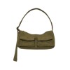 CARBAG Cartera Nylon Bolsillos Al Frente Tipo Cargo Correa Corta Baggu - Seaweed