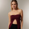Tops Kartun Bordeaux Oscuro