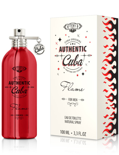 Perfume Cuba Authentic Flame for Men EDT 100ml Original Perfume Cuba Authentic Flame for Men EDT 100ml Original