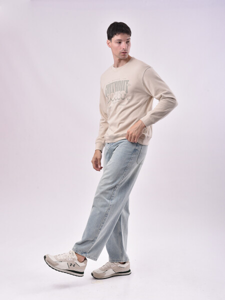 BUZO STREET BEIGE CLARO