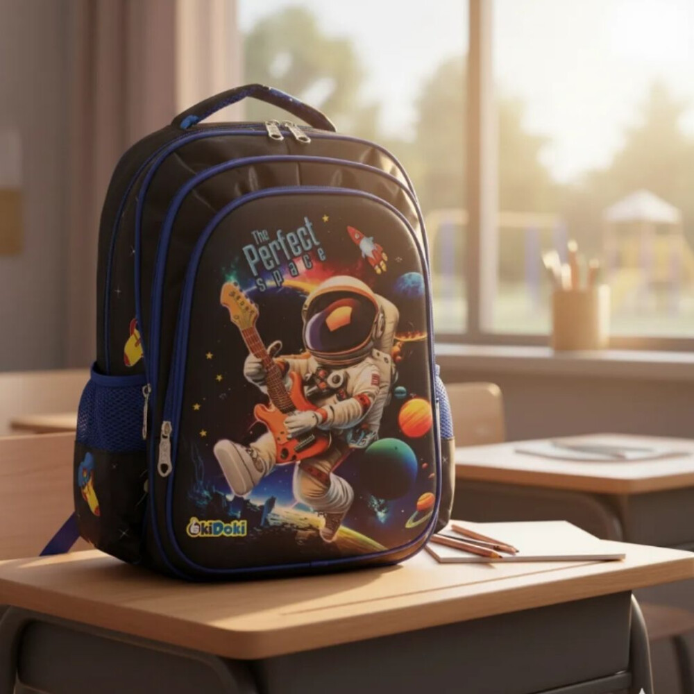 Mochilas Escolares Estampadas Con Luces Astronauta