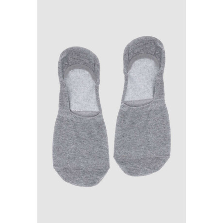 Medias invisibles individual Gris melange