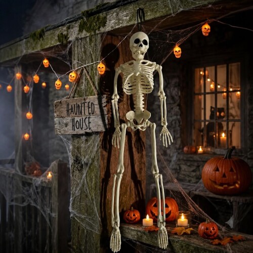 Esqueleto Articulado Halloween 40 cm N/a