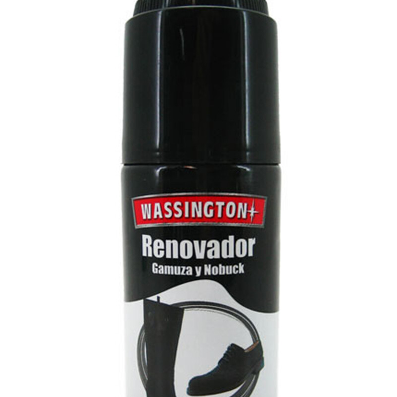 Limpiador Wassington Renovador para Gamuza y Nobuck Negro