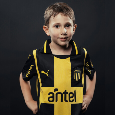 Peñarol Home Mini Jersey 25-69380501 Amarillo/Negro