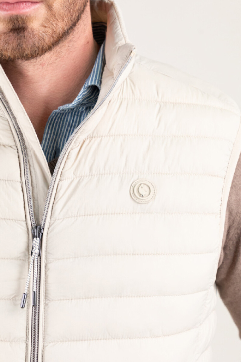 Chaleco Acolchado Beige