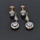 Caravanas oro 18k , brillantes, diamantes Caravanas oro 18k , brillantes, diamantes
