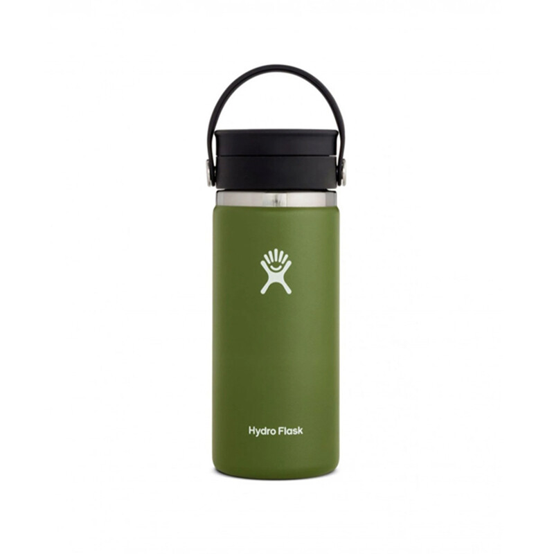 16 Oz Wide Mouth Flex Sip Lid Olive