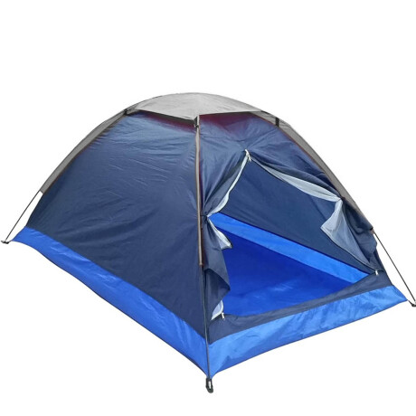 Carpa Iglú 2 Personas P/ Camping 2.00x1.45m + Bolso Azul