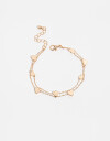 Pulseras Flexibles Special Price Pulsera Con Corazones - Dorado