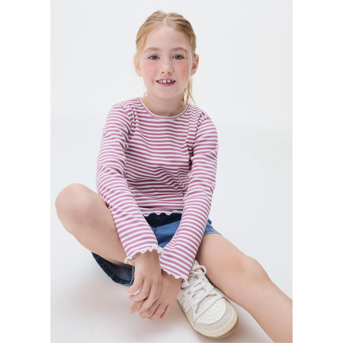 BLUSA ML FEM - ROSA CLARO 