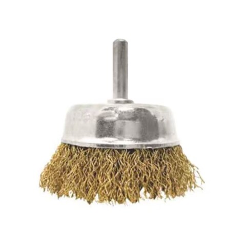 CEPILLO COPA P/TALADRO 2 1/2 EJE 6MM Cepillo Copa P/taladro 2 1/2 Eje 6mm