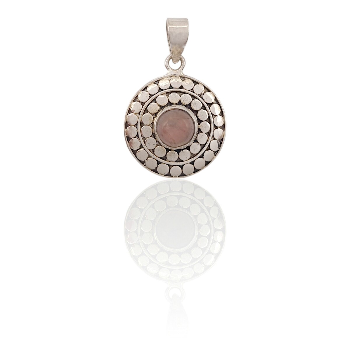 Dije Colgante Varios-Plata 925-Cuarzo Rosa-CP3984 - conpiedra 