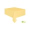 Mantel Biodegradable Rectangular Amarillo Pastel