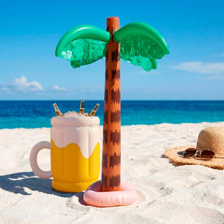 Set X3 Flotador Piscina Palmera Cerveza Heladerita Set X3 Flotador Piscina Palmera Cerveza Heladerita