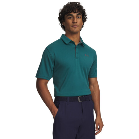 Tech Polo-RED GRN-338