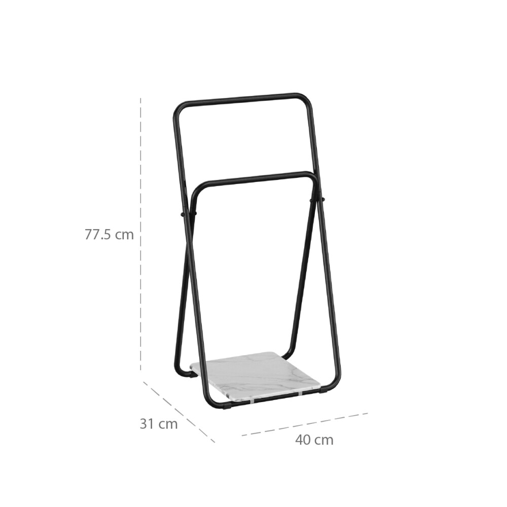 Toallero Repisa Metal Chico - House Toallero Repisa Metal Chico - House