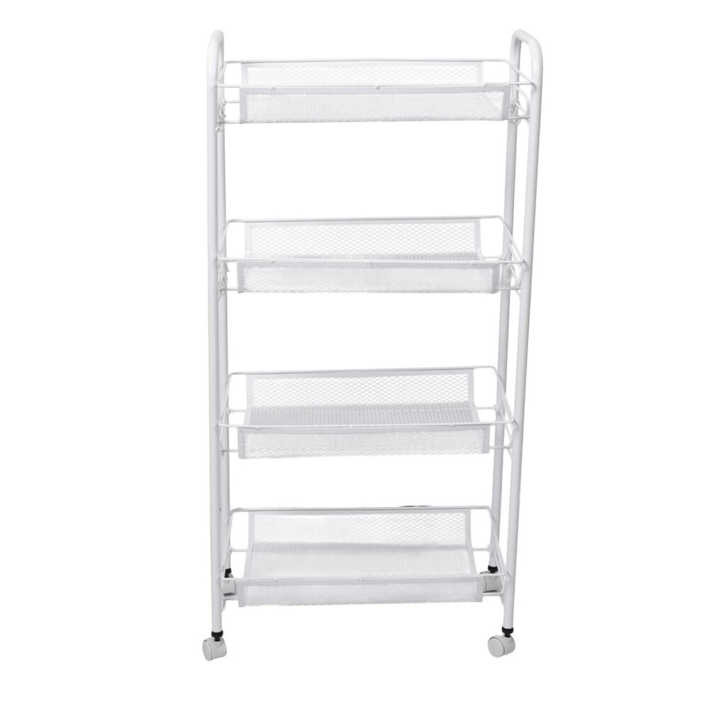 CARRITO MULTIUSO ACERO BLANCO B139