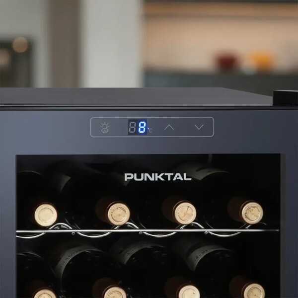 Enfriadora Cava De Vinos Punktal 28 Botellas ENFRIADORA DE VINOS PUNKTAL PK-LT28