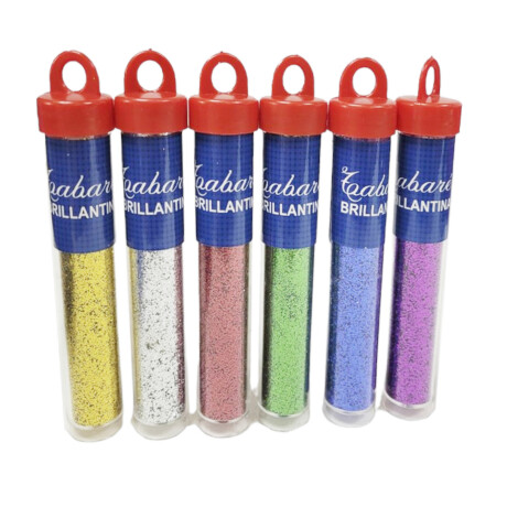Brillantina Tabare Colores Metalizados Verde