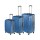 Set de 3 valijas de viaje rígidas Arye con ruedas Azul