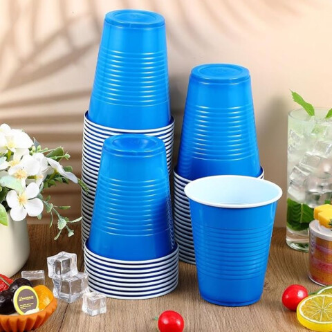 Vaso 500ml Diferentes colores x50un Azul