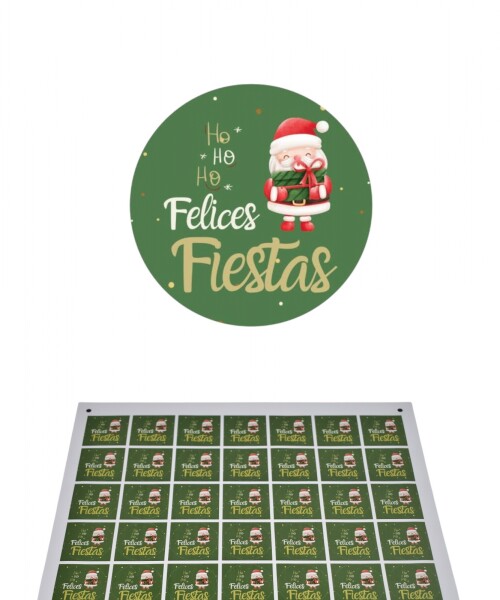 Stickers navidad placha DISEÑO 19