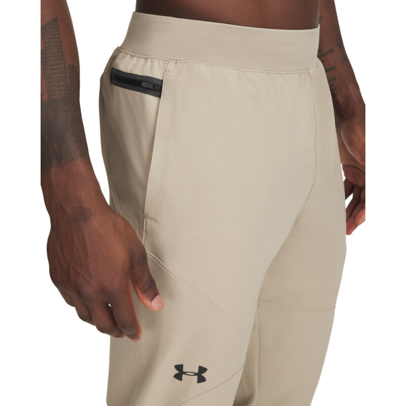 UA UNSTOPPABLE TAPERED PANTS-BRN BRN-299