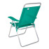 SILLA PLEGABLE DE ALUMINIO BOREAL 4 POSICIONES VERDE 2169 SILLA PLEGABLE DE ALUMINIO BOREAL 4 POSICIONES VERDE 2169