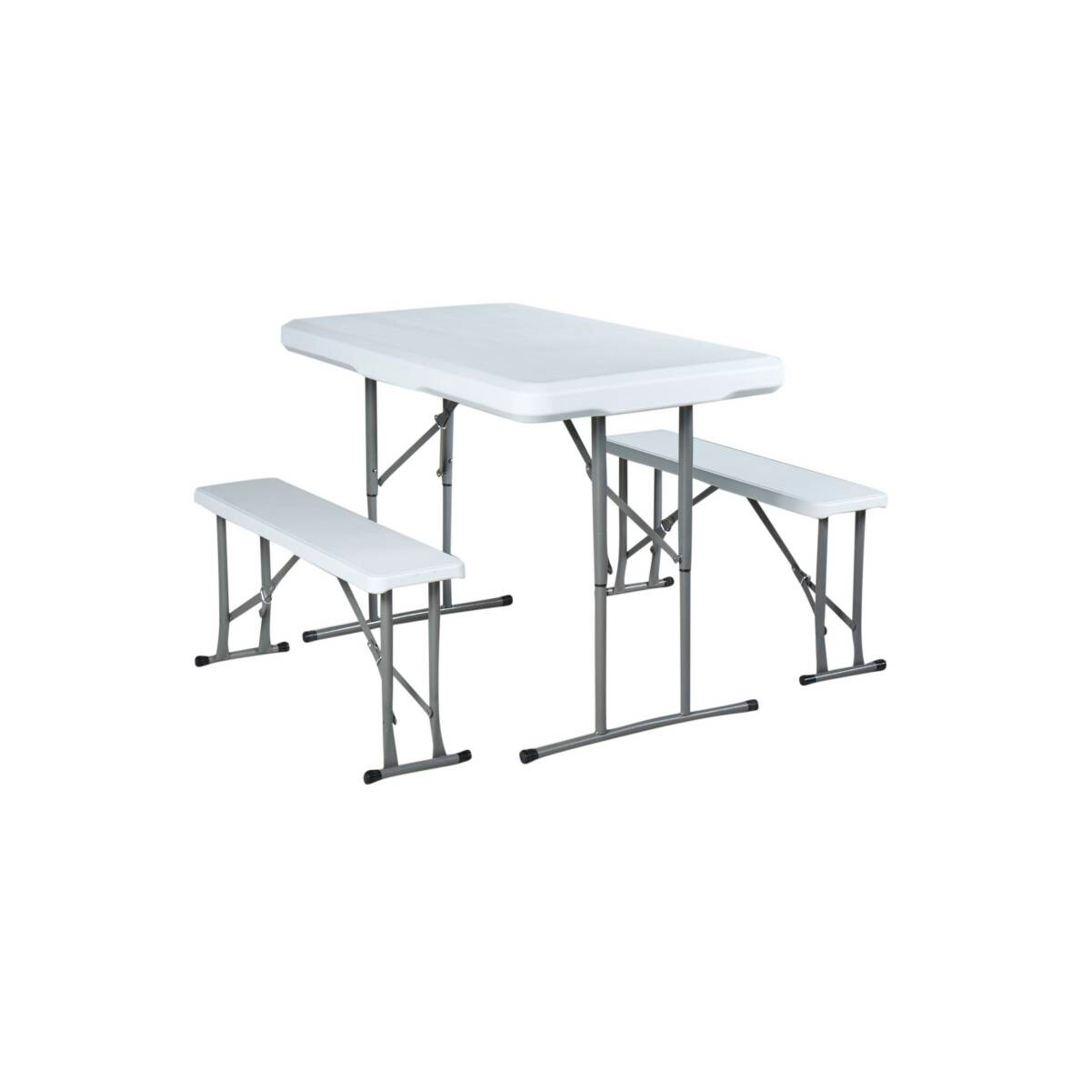 Set De Camping Mesa Y Banqueta Plegable Klimber 