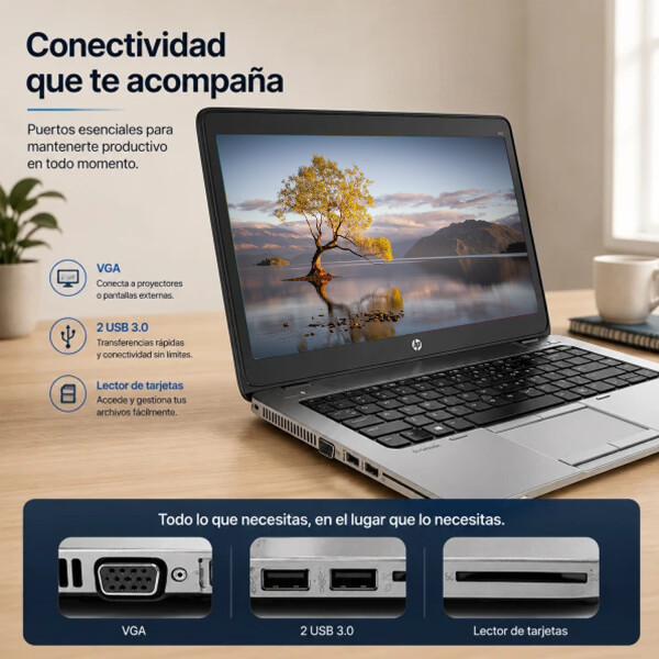 Notebook Elitebook 840 G3 I5 8gb Ram 300gb Ssd 14" NOTEBOOK RFPL HP 840 G3 I5/8/300/14"