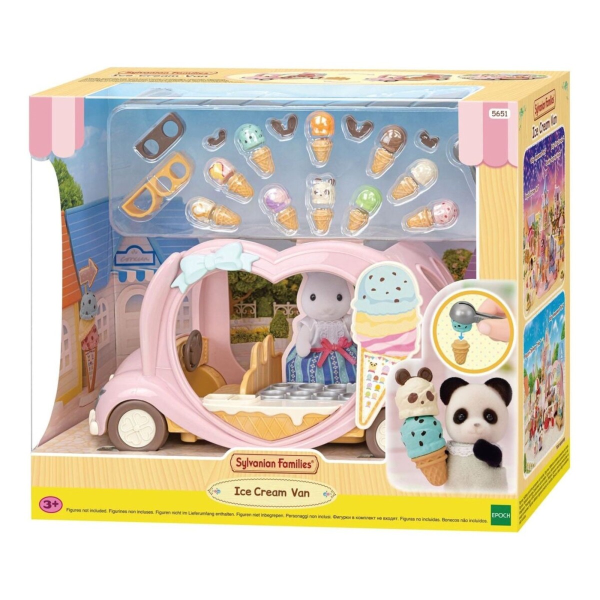 Sylvanian Families Camion Helados Figura Muñeco Accesorios 