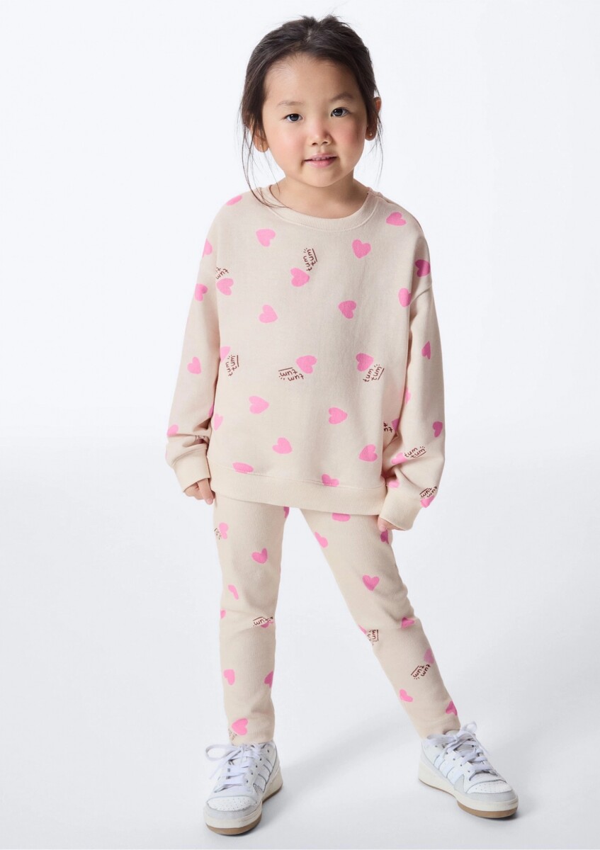 CONJUNTO ESTAMPADO - BEIGE 