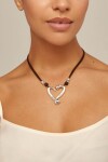HEART PLATA / BLANCO