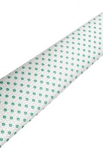 Corbata 8 cm VERDE PUNTOS