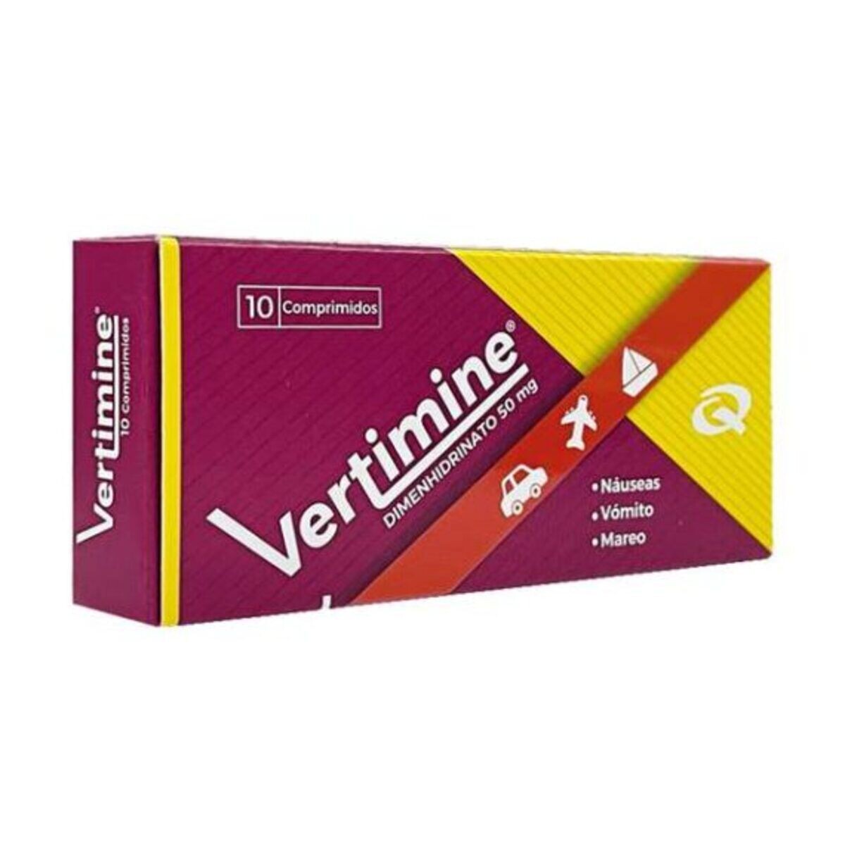 VERTIMINE 50 MG CJ X 10 COMP. 