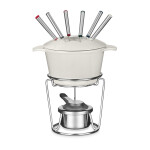 Cuisinart® JUEGO DE FONDUE DE HIERRO FUNDIDO BLANCO N/A