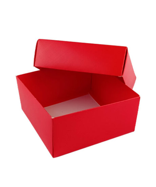 Caja eco 04 - 12x12x6 cm. ROJO
