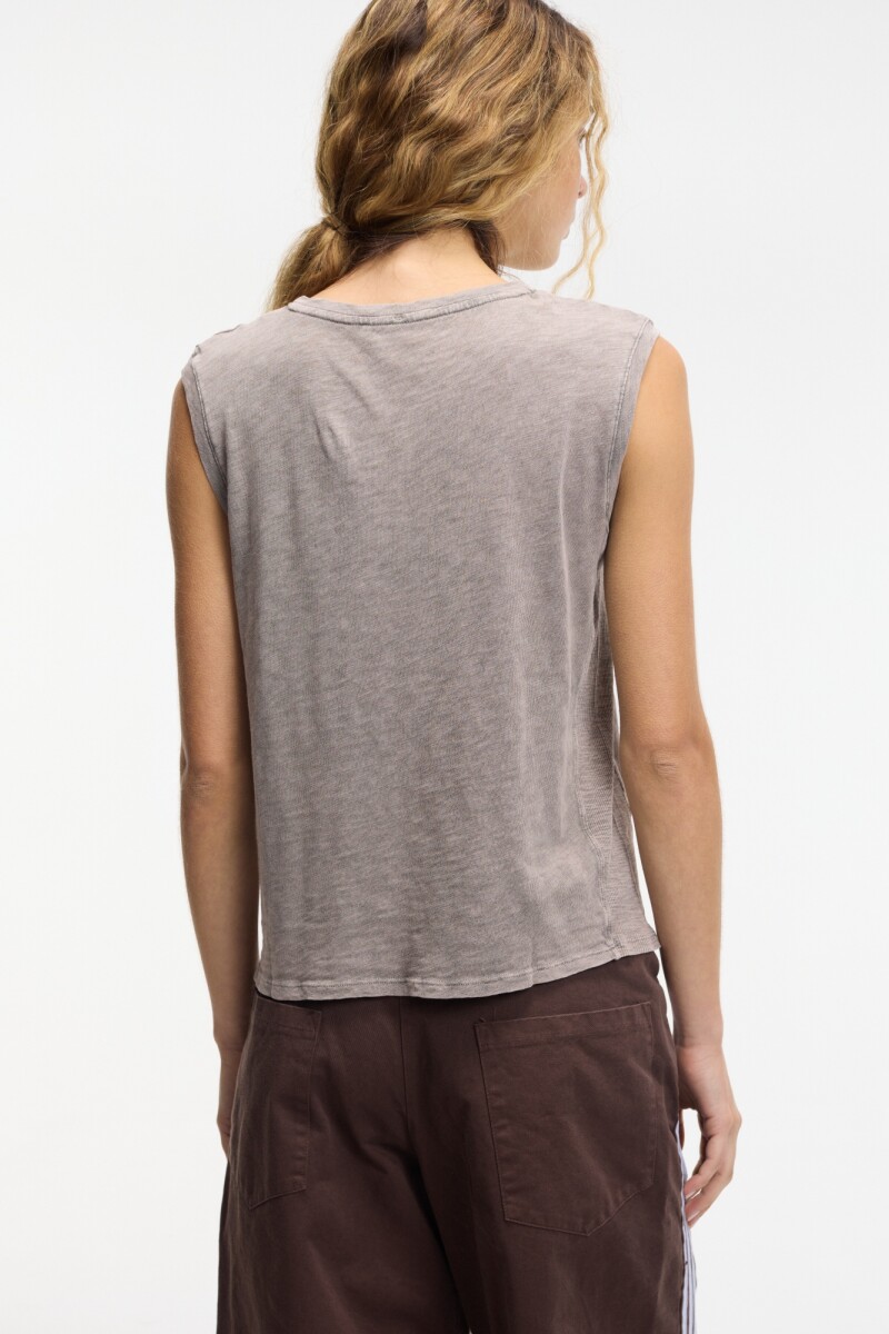 Musculosa Asa Taupe