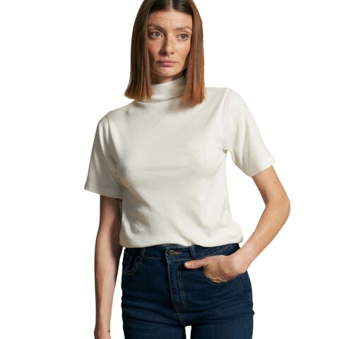 POLERA ZAMORA S-XXL BLANCO