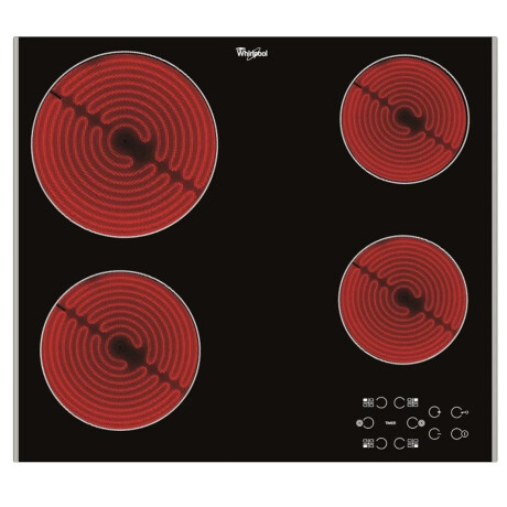 ANAFE VITROCERÁMICA 4-HORNALLAS NEGRO WHIRLPOOL AKT8090LX