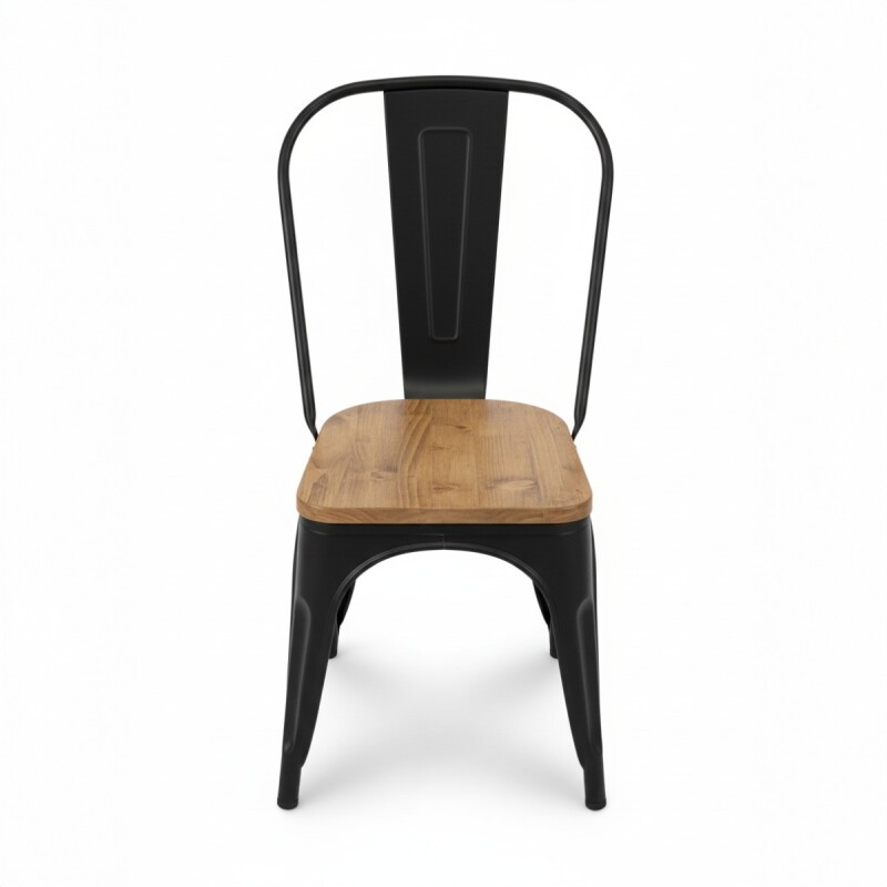 SILLA METAL MARRON Unica