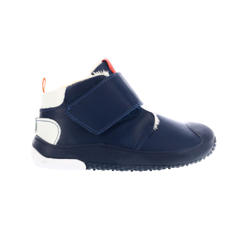 Botas Infantiles Bibi c/Velcro Corderito Azul Marino - Blanco - Rojo