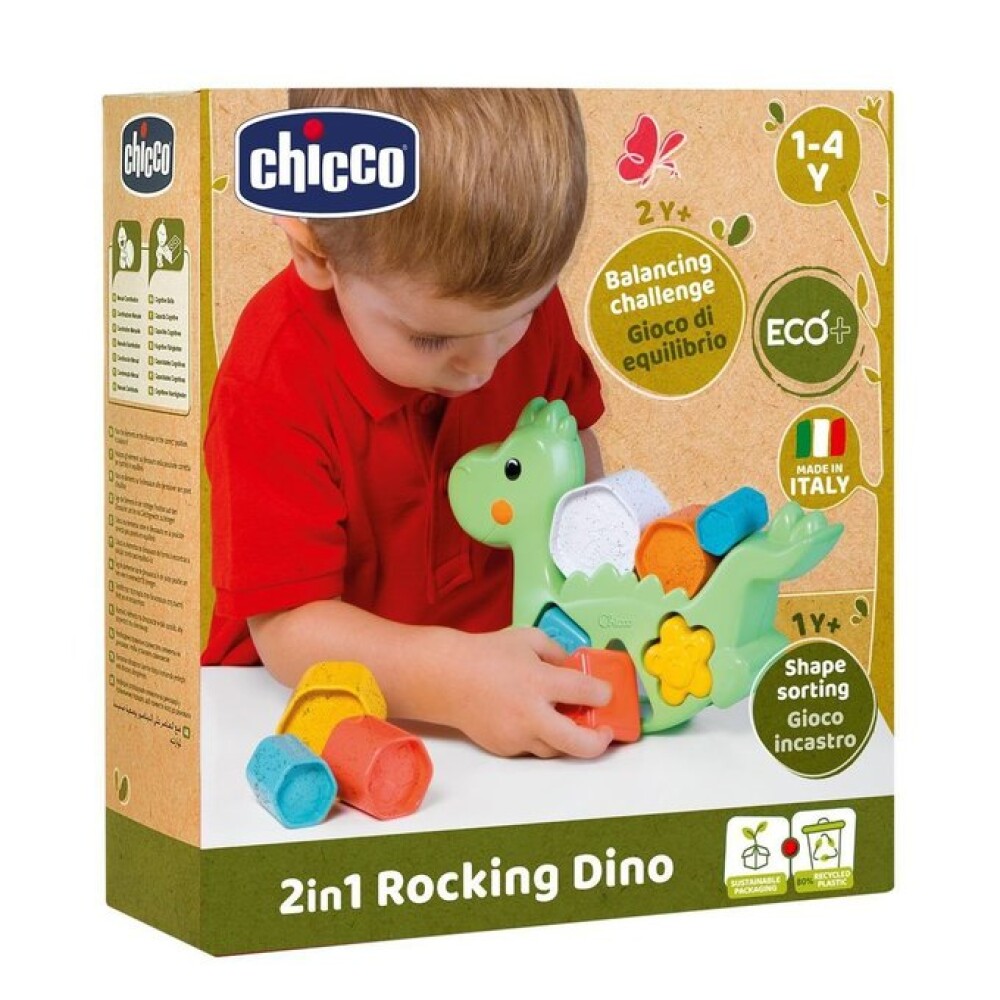 Apilable balancín 2 en 1 Rocking Dino CHICCO Apilable balancín 2 en 1 Rocking Dino CHICCO