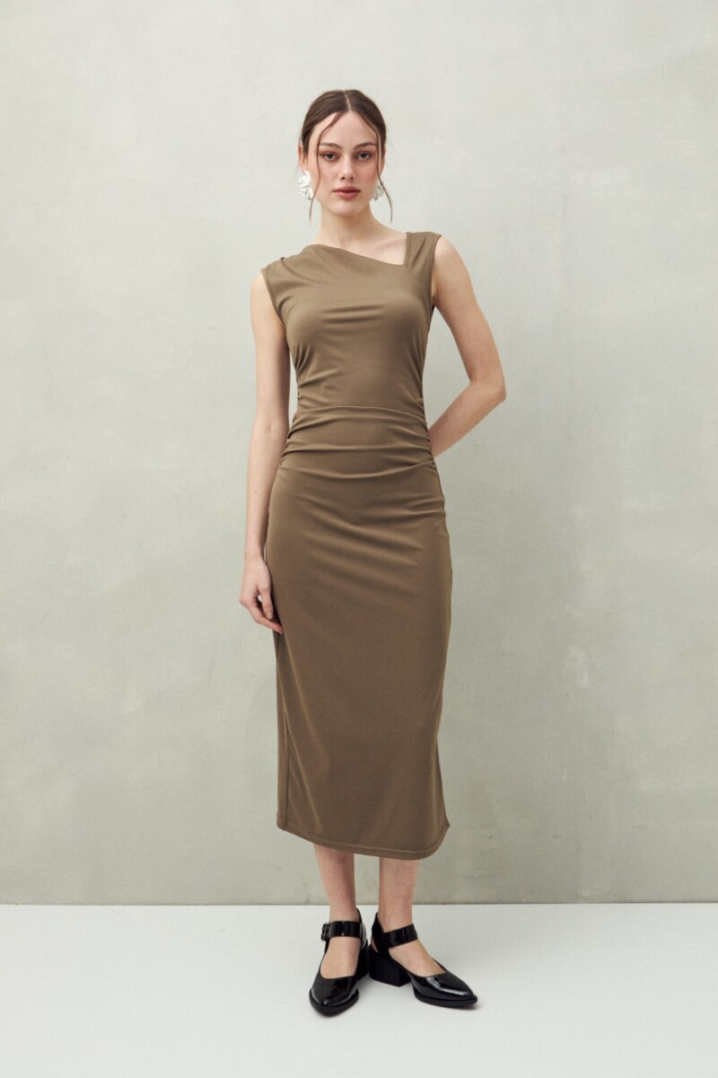 VESTIDO NORRIS Verde Seco
