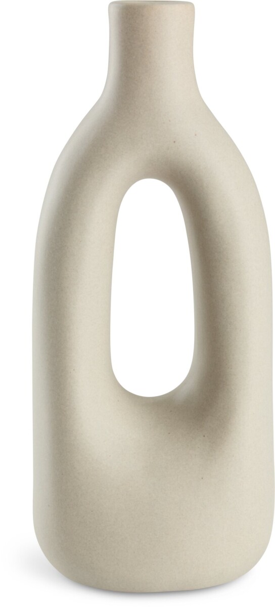 Jarrón INGEMAR Ø8xA20cm gris 