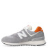 Championes de Mujer 574 New Balance Gris - Blanco - Anaranjado