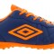 Championes de Fútbol 5 Hombre Umbro Touch TF Azul - Anaranjado
