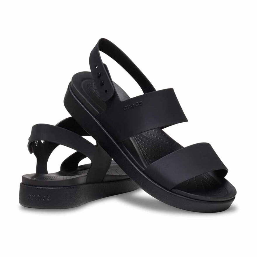 Sandalias Crocs Brooklyn Backstrap Low Low W Mujer Black
