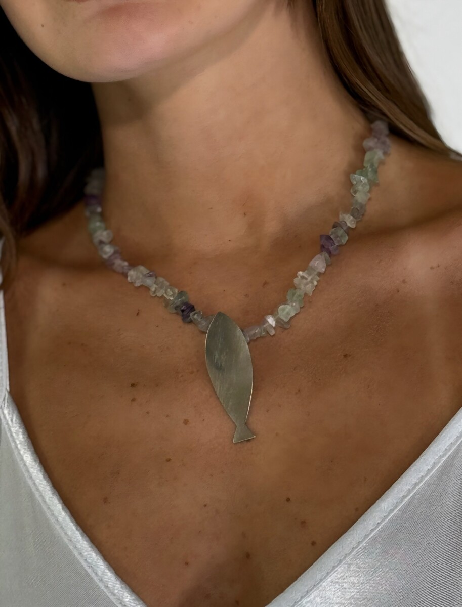 COLLAR ONDINO - VERDE AGUA 